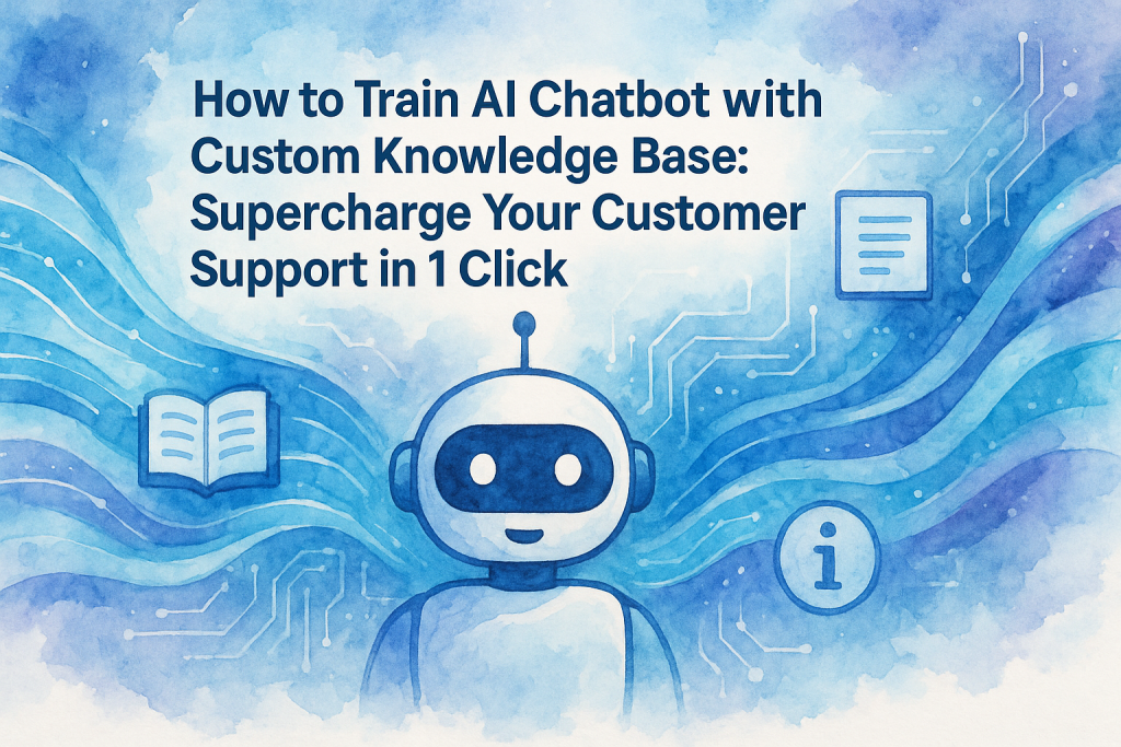 How to Train AI Chatbot with Custom Knowledge Base